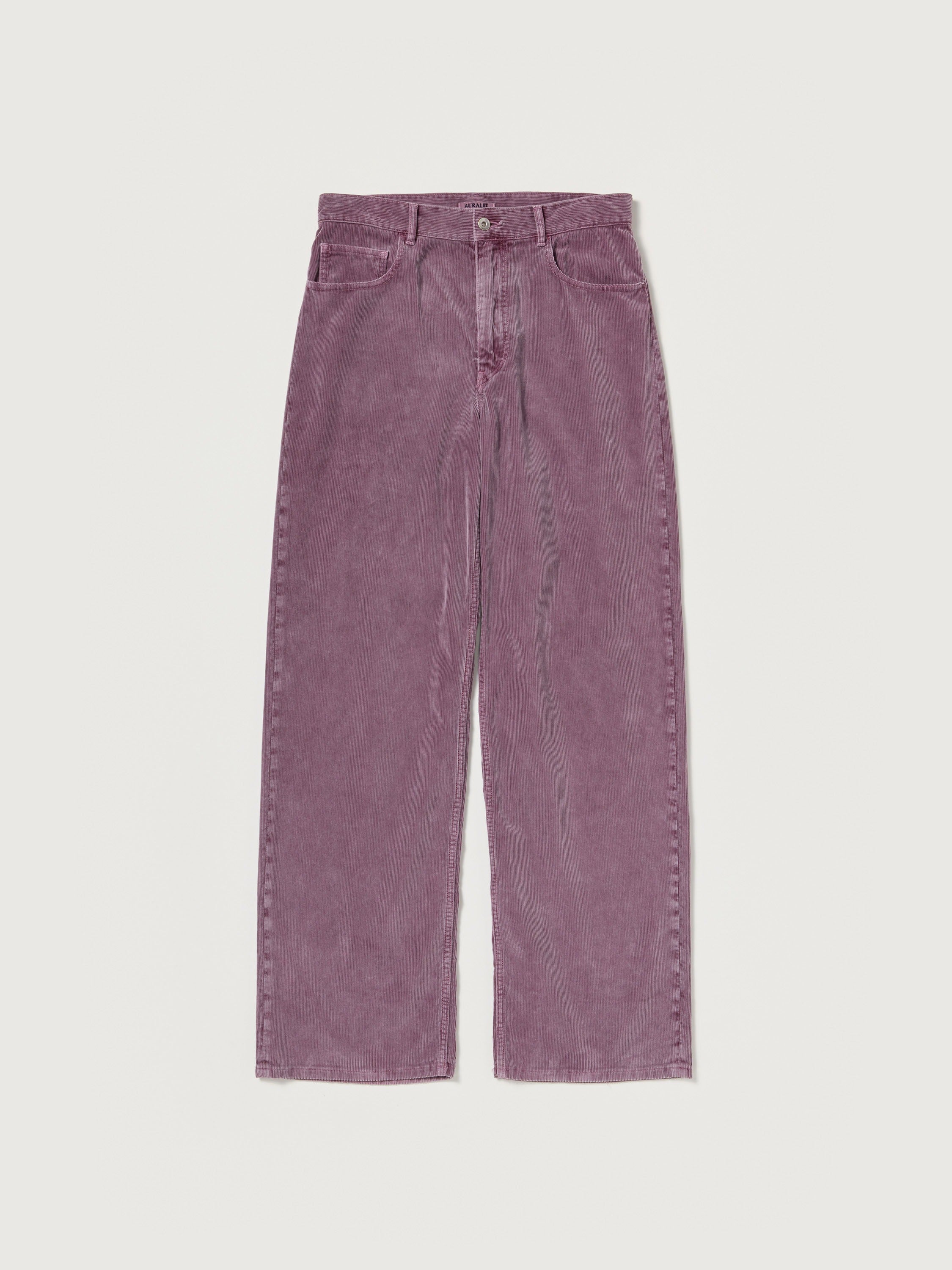 AURALEE 26AW GARMENT-DYED FINX CORDUROY 5P WIDE PANTS